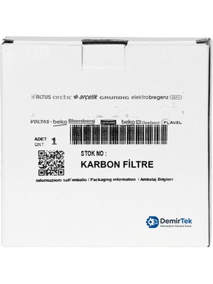 Beko Hca 92640 Wh Duvar Tipi 90 cm Beyaz Ön Yüzey 2li 1çift Bacasız Ankastre Davlumbaz Için Karbon Filtre