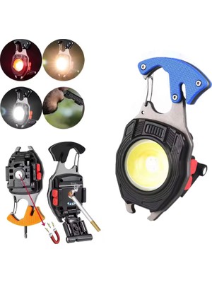 Starseven W-5147 Profesyonel Çok Fonksiyonlu Anahtarlıklı Kamp Feneri