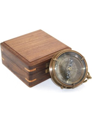 Starseven Ahşap Kutulu Pusula KSK2081