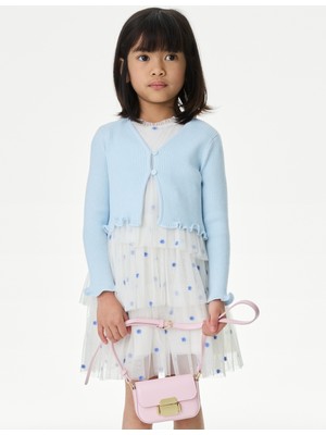 Marks & Spencer ​kız Çocuk Düğmeli Hırka (2–8 Yaş)​