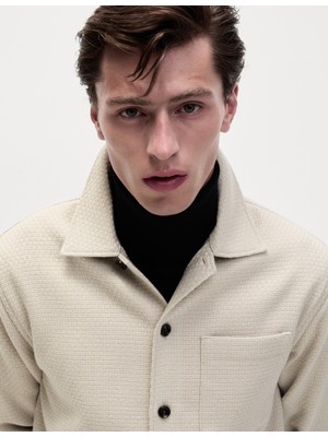 Marks & Spencer Waffle Dokulu Gömlek Ceket