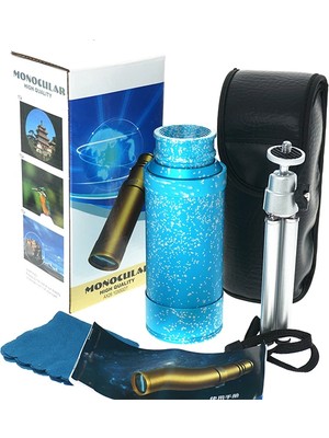 Starseven 50X50 Panda Metal Gövde Tek Gözle Büyük Mercek Korsan Dürbün