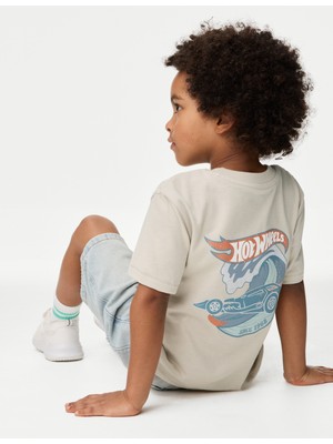 Marks & Spencer Pamuklu Hot Wheels™ Tişörtü (2–8 Yaş)