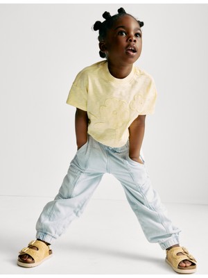 Marks & Spencer Denim Kargo Pantolon (2–8 Yaş)