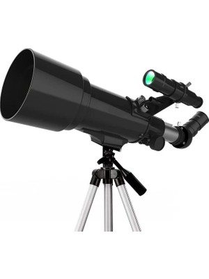 Starseven 400X70MM Açıklıklı Refrakter Teleskoplar (15X150X), Telefon Adaptörlü Reflex