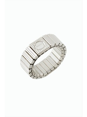 Makay Yaylı Erkek Çelik Yüzük