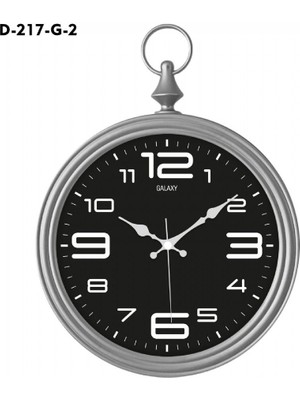 İntora Galaxy Dekoratif Köstekli Duvar Saati D-217-G-2