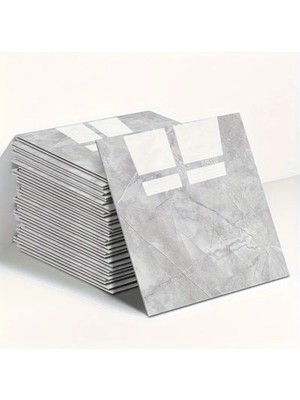İntora Mermer Desen Duvar Sticker Gri 30 x 30 cm 1 Adet