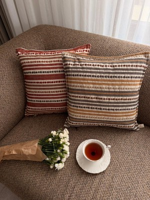 Needle Mottled Kiremit Kırlent Kılıfı