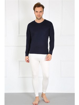 MiraLive Miray- Erkek Pamuk Beyaz Tek Alt Içlik