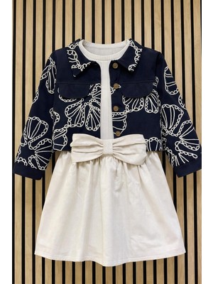 NerKids Kız Çocuk Nakışlı 3'lü Takım