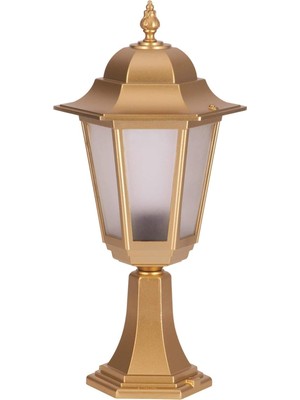 Hepta Collection Avonnı BSU-68054-BSA-KOP Sarı Elektrostatik Toz Boyalı Dış Mekan Aydınlatma, E27, Aluminyum, Döküm D