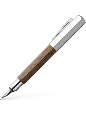 Hepta Collection E-Motion Krom/ahşap Dolmakalem, Kahverengi (M) Kahverengi