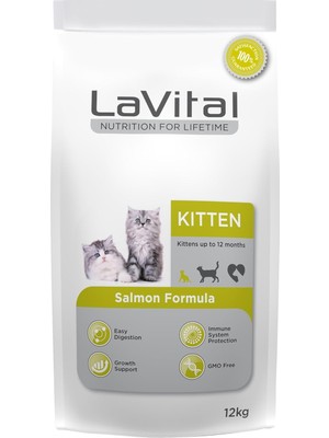 Hepta Collection Lavital Somonlu Yavru Kedi Maması 12KG