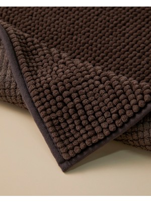 English Home Macaroni Banyo Paspası 50X80 cm Kahverengi