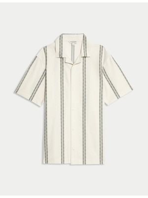 Marks & Spencer Pamuk Karışımlı Revere Yaka Polo Tişört​