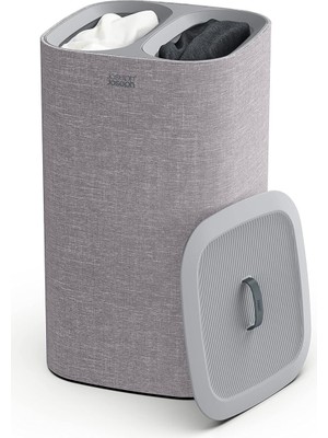 Hepta Collection Tota 60 Litre Çamaşır Ayırma Sepeti, Gri