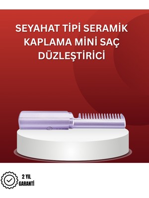 Pazarcan Isıtmalı Saç Düzleştirici Fırça – Kablosuz ve Hafif Tasarım