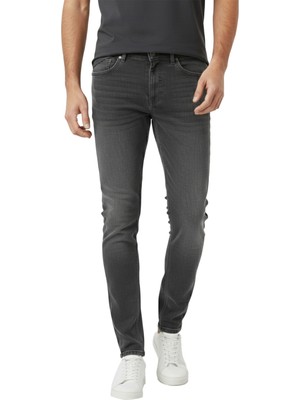 Deepsea Antrasit Slim Fit Erkek Kot Pantolon - Likralı Dar Kesim Jean – Fermuarlı Kapama 2608414