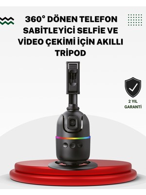 Pazarcan Sosyal Medya Içerikleri Için Otomatik Yüz Takipli 360° Döner Gimbal Stand