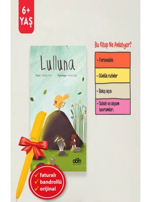 Abm Yayınevi Alfa Kalem+Lulluna (Mehtap Arat) Yeni Çocuk Edebiyatı Abm Kitap