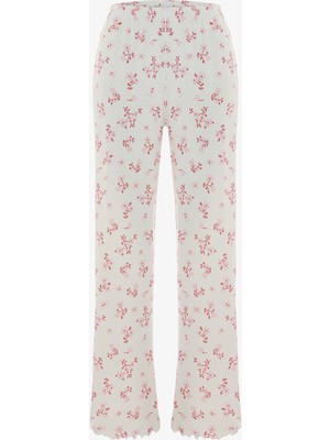 Penti Pembe Blossom Pamuklu Pointel Pant Pijama Altı