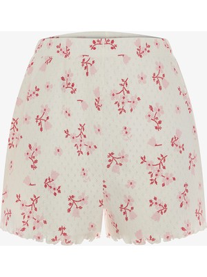 Penti Pembe Blossom Pointel Şort Pijama Altı