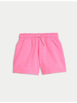 Marks & Spencer Pamuk Karışımlı Jarse Şort (2-8 Yaş)