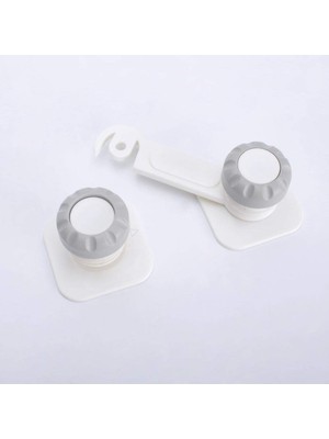 Hepta Collection AGU-076 Şifreli Çift Kapaklı Dolap Kilidi (Beyaz)