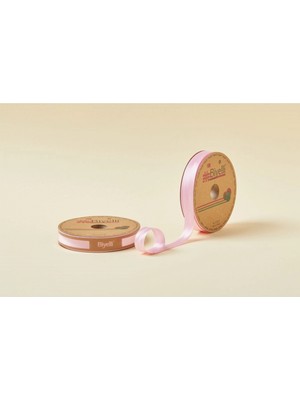 MiraLive Biye Saten Katlı 007 Pembe 2 cm 25 Metre %100 Polyester
