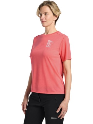 Jack Wolfskin Vonnan Graphic T Kadın Tişört