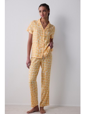Penti Çok Renkli Daisey Gömlek Pantolon Pijama Takımı