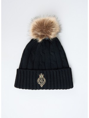 Lauren Ralph Lauren Siyah Kadın Şapka 454P04455
