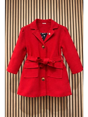 NerKids Kız Çocuk Kaşe Kaban