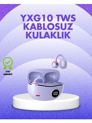 Pazarcan YXG10 Kablosuz Kulaklık – Bluetooth 5.4, Dokunmatik, LED Ekranlı Şarj Kutusu