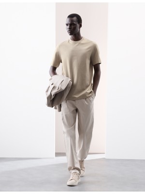 Marks & Spencer Saf Pamuk Jakar Tişört​