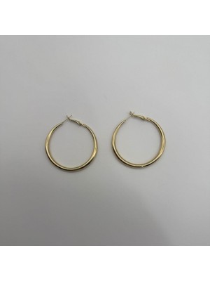 Mare Accessories Klasik Gold Ince Halka Küpe
