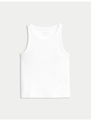 Marks & Spencer Pamuk Karışımlı Fitilli Atlet (2-16 Yaş)