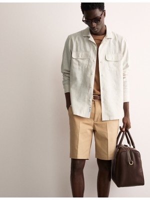 Marks & Spencer Keten Karışımlı Gömlek