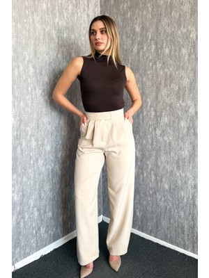 Modaplaza Palazzo Cırtlı Kumaş Pantolon 3550