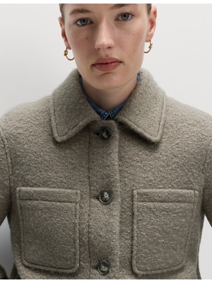 Marks & Spencer Dokulu Yaka Detaylı Bomber Ceket