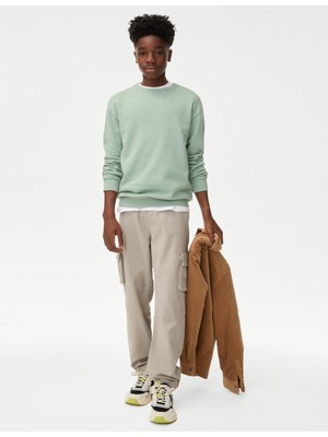 Marks & Spencer ​pamuk Karışımlı Kargo Pantolon (6–16 Yaş)​