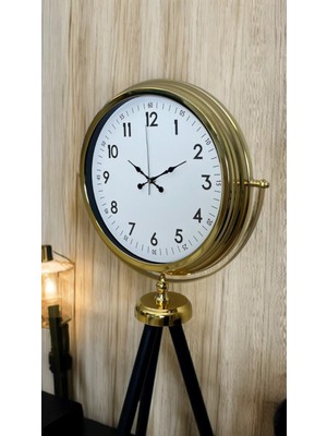 Hobibahçem Luxury Gold Tripod Ayaklı Saat