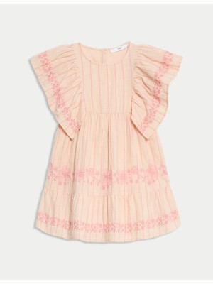 Marks & Spencer Desenli Elbise (2-8 Yaş)