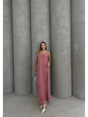 Pazarcan Piliseli Uzun Elbise