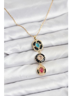 Butik Bfs 316L Çelik Vintage Model Kadın Kolye