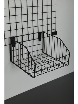 Modern Raf Tel Panoya Siyah Mini Tel Sepet