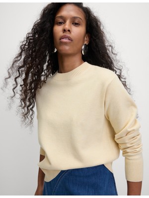 Marks & Spencer Air Yarn Bisiklet Yaka Triko Kazak