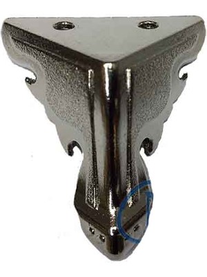 İntora Sandık Ayağı, Kutu Ayak 3,5 cm - Nikel, 50 Adet