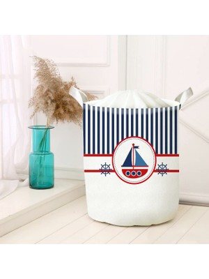 Hepta Collection Çok Amaçlı Oyuncak Saklama Kutusu Kirli Çamaşır Piknik Sepeti Katlanır Düzenleyici Keçe Model 00032